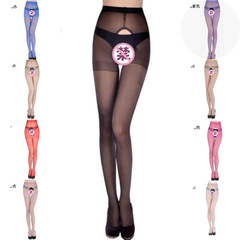 Sheer stockings with fishnet patterns, open-toe and open-leg designs, sexy stockings with openings, factory-price transparent import stockings