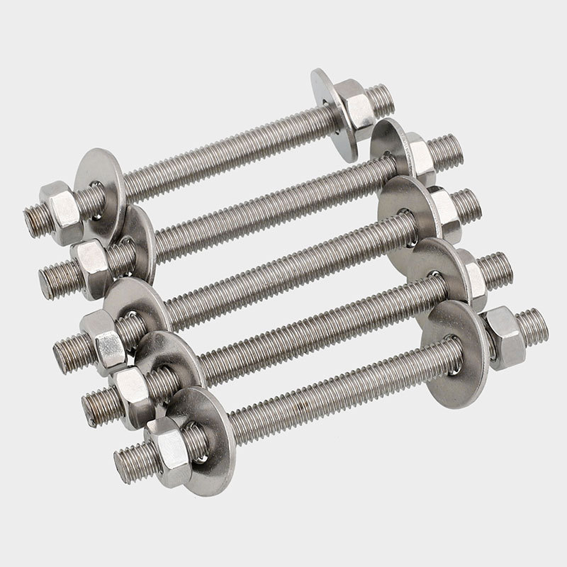 M6M8 304不锈钢对穿螺丝/固定加长穿墙螺栓通丝全牙加长螺杆丝杆