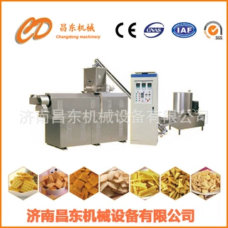 油炸膨化妙脆角机械   妙脆角自动化生产线  双螺杆食品膨化机