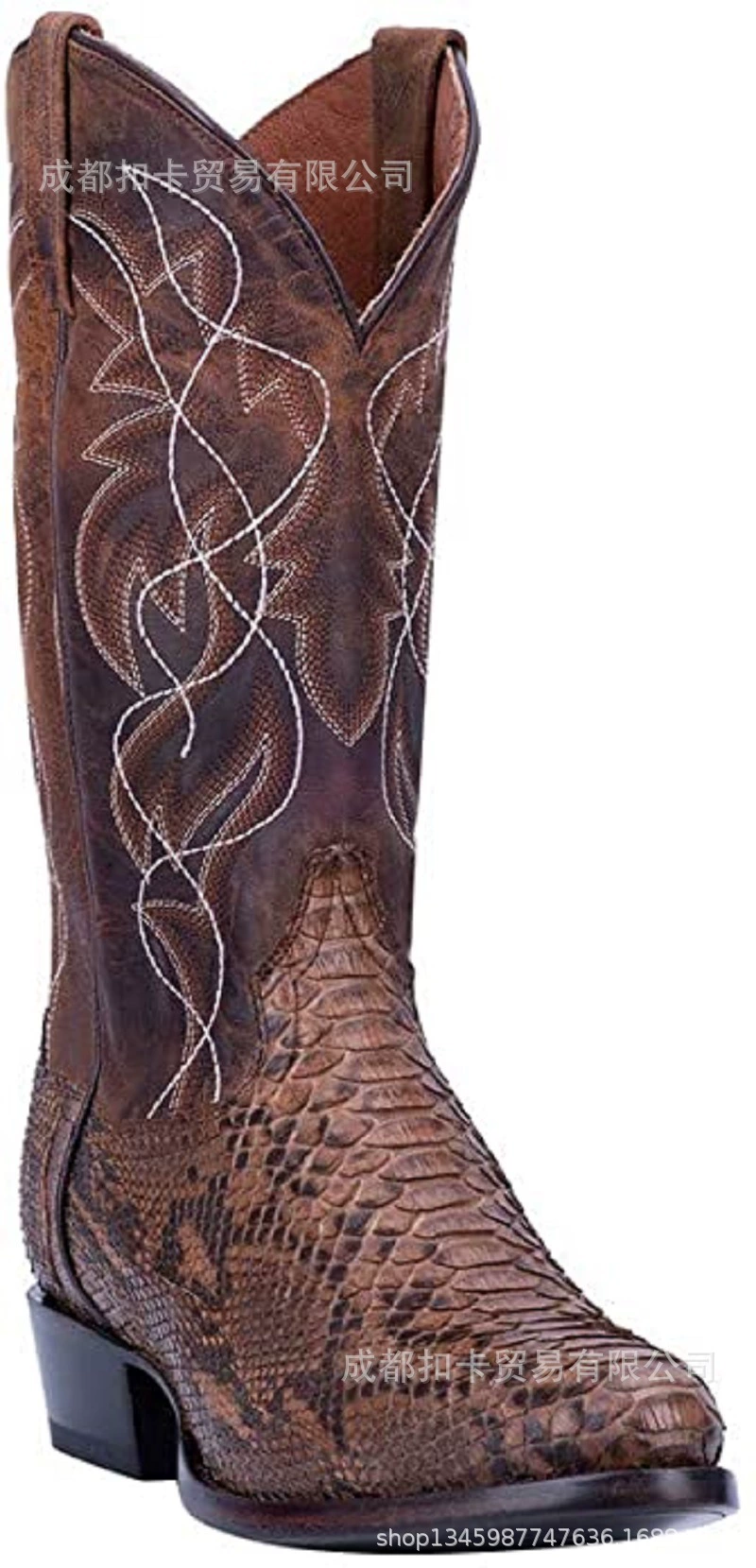 (Торговля через границу), джинсовая юбка, low boots, 38 размер, плюс размер, с вышивкой