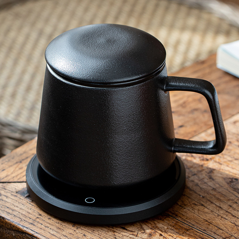 modern Simplicity ceramics glass to work in an office teacup With cover Mug customized LOGO pattern Lettering filter Water cup