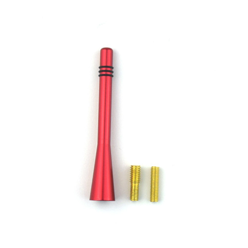 Colorful aluminum alloy car short antenna, car modified antenna, aluminum alloy receiving antenna accessories