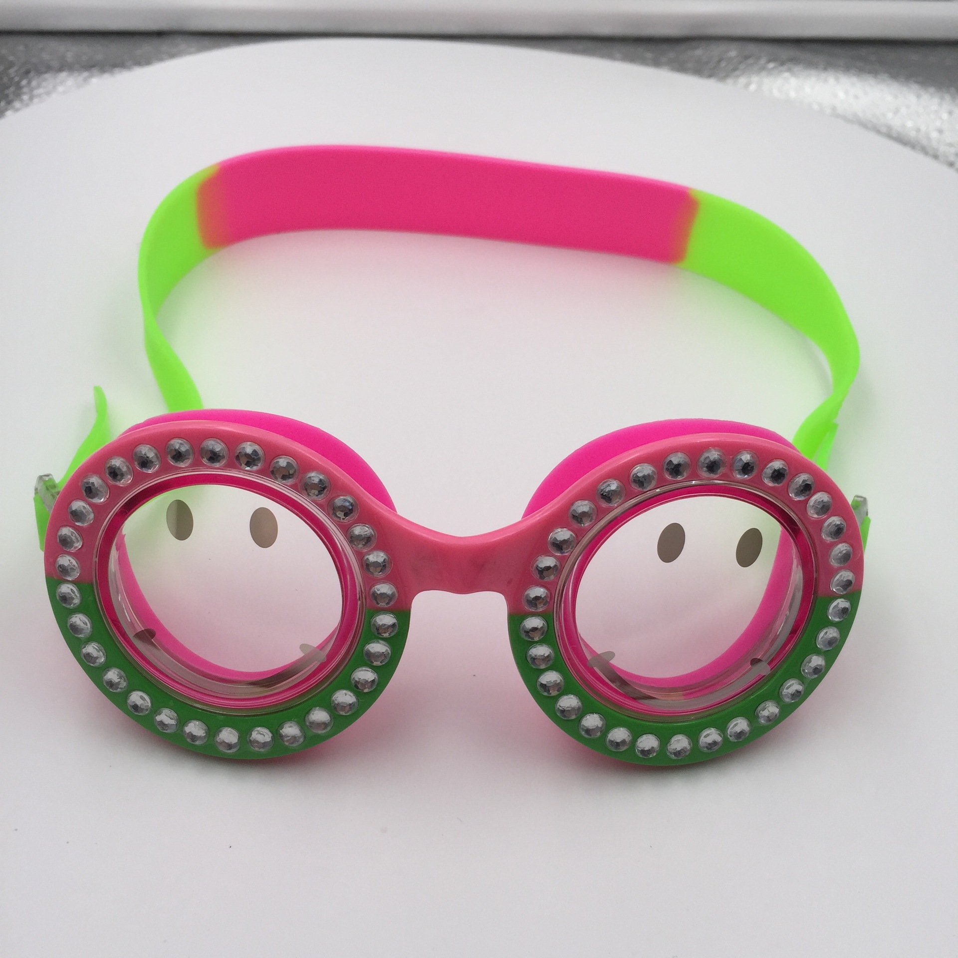 Kindercartoon voor jongens en meisjes, waterdichte en anti-condens zwembrillen, baby duikbrillen kunnen worden afgedrukt_voghion.com