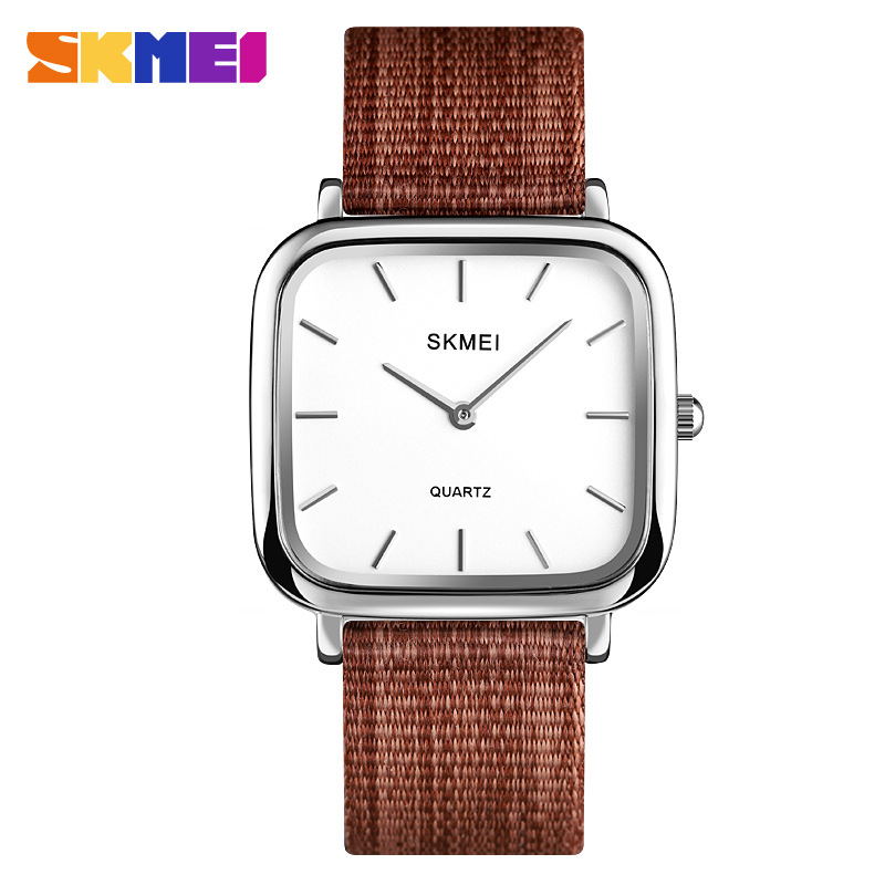 Skmei skmei mujer estudiante estilo coreano simple moda popular reloj mujer color tejido reloj de cuarzo 1555