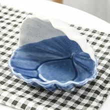 北欧陶瓷贝壳仓鼠窝海洋风格家居收纳首饰盒宠物碗海洋风摆件