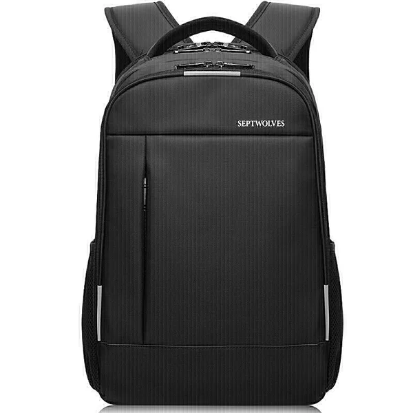 Septwolves Backpack 15.6 Inch Computer Bag Pen CD001837-2A Medium Size Four Stores No Computer Sandwich