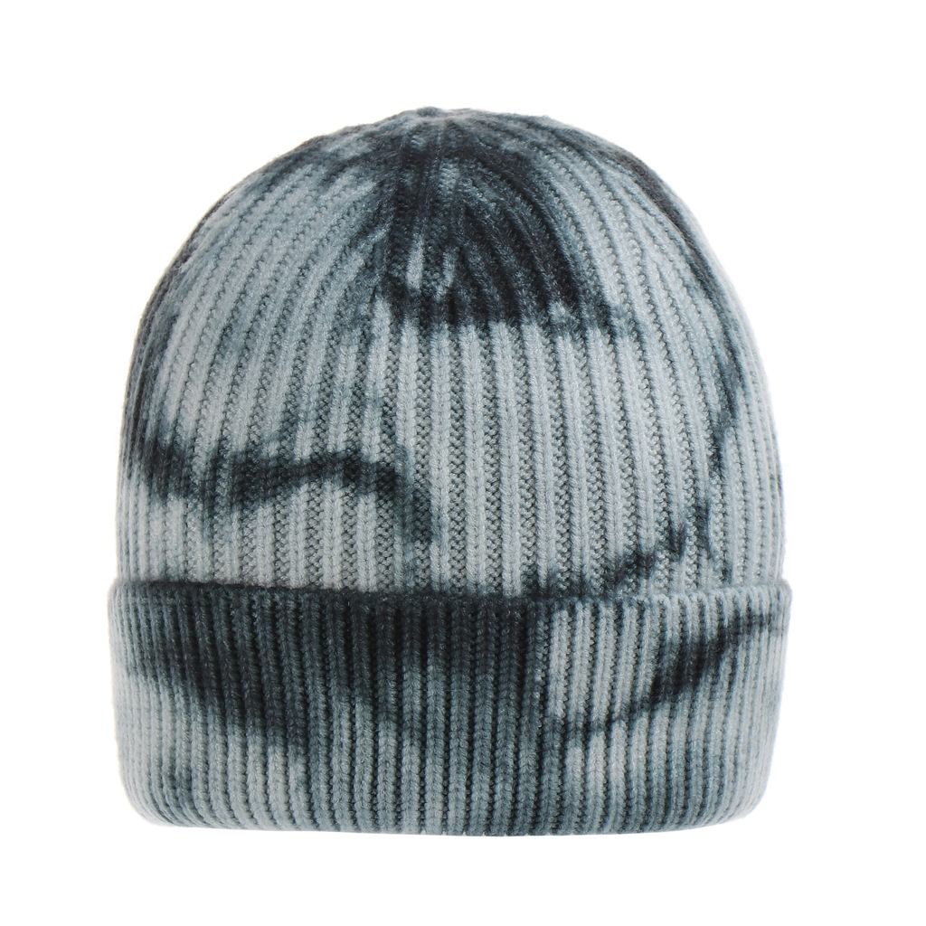 Autumn And Winter Knitted Tie-dye Cap display picture 8