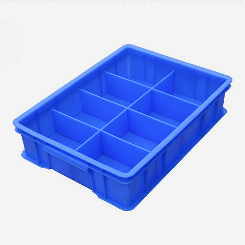 厂家直销百塑4.6.8.10.12.20格优质箱 分类塑料格子箱 塑胶分格箱