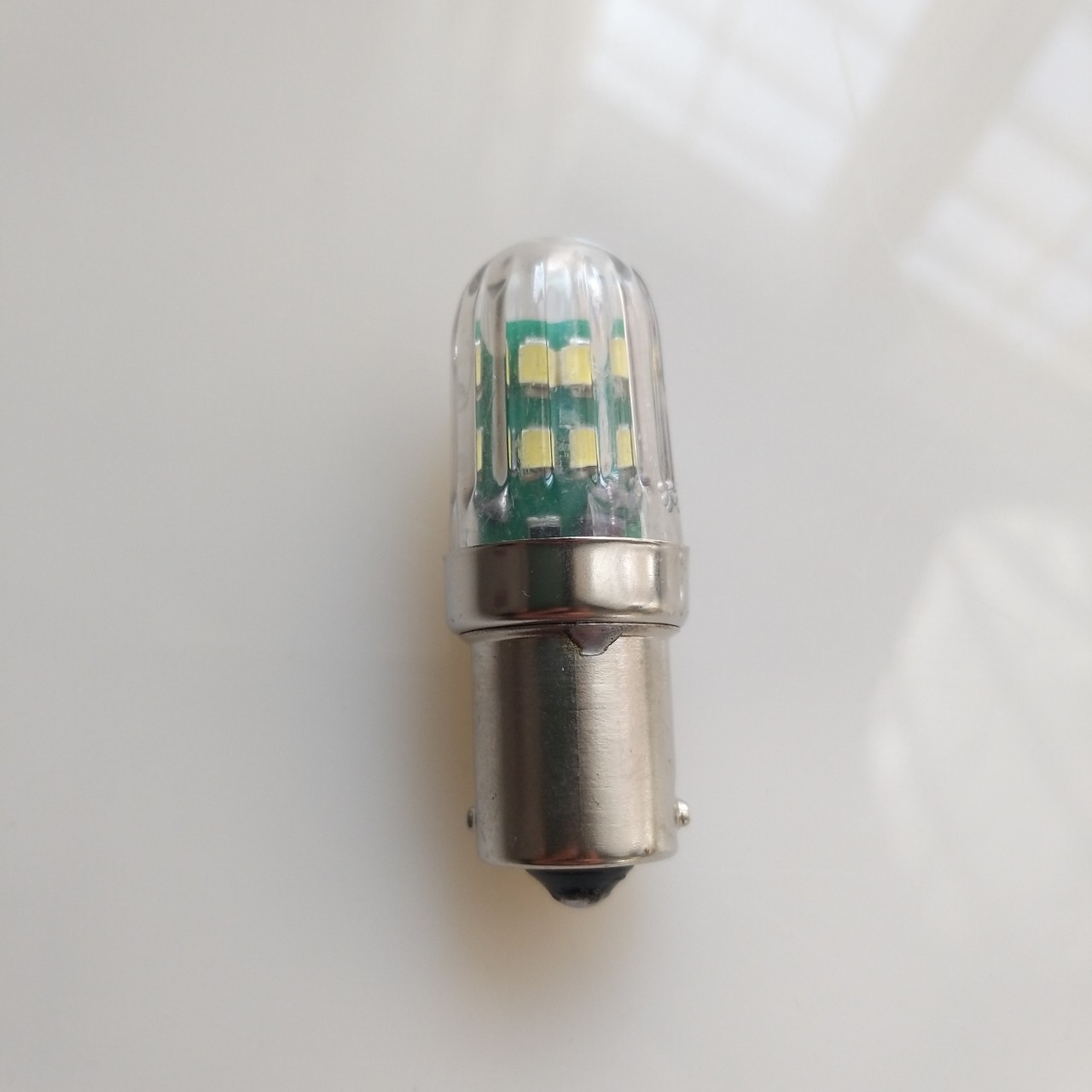 警示燈12V24V低壓燈泡LED貼片燈BA15S白 紅 綠