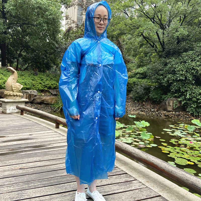 Factory direct thick open buckle adult disposable raincoat outdoor mountaineering portable poncho spot wholesale Factory direct thick open buckle adult disposable raincoat outdoor mountaineering portable poncho spot wholesale