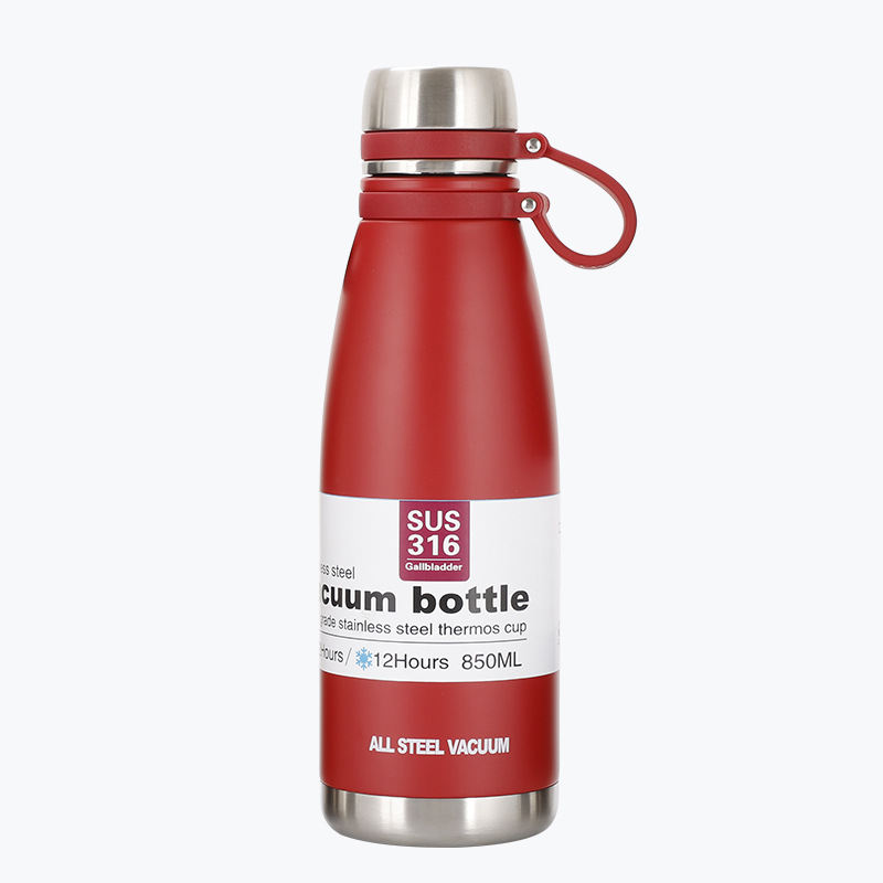 厂家直供 户外运动水壶 带提手运动保温杯 大容量便携车载保温壶