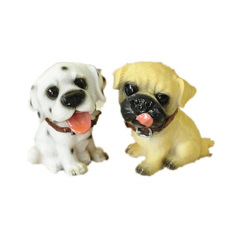 Creative 12 Dog Dogs Resin Ornament Car Accessories Home Decor Birthday Gift Business Opening Gift