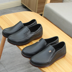 雨鞋男士低幫短筒厚底防滑膠鞋特大碼廚房工作鞋廚師鞋防滑防水鞋