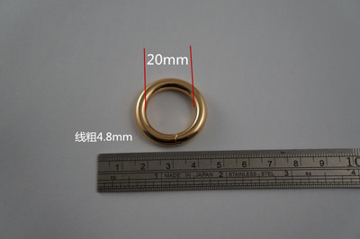 现货 圆圈 箱包扣 环保挂镀 规格齐全 质优价廉 （4.8线）