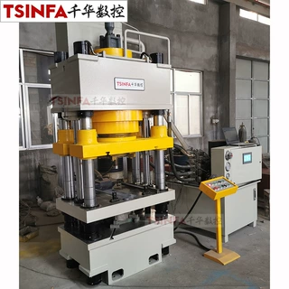 315吨液压机粉末成型三梁四柱油压机全自动盐砖压块机PLC100t数控