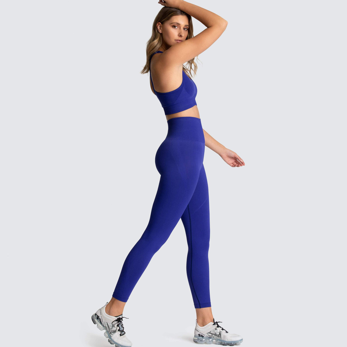 seamless knitted sports yoga suit NSLX8984