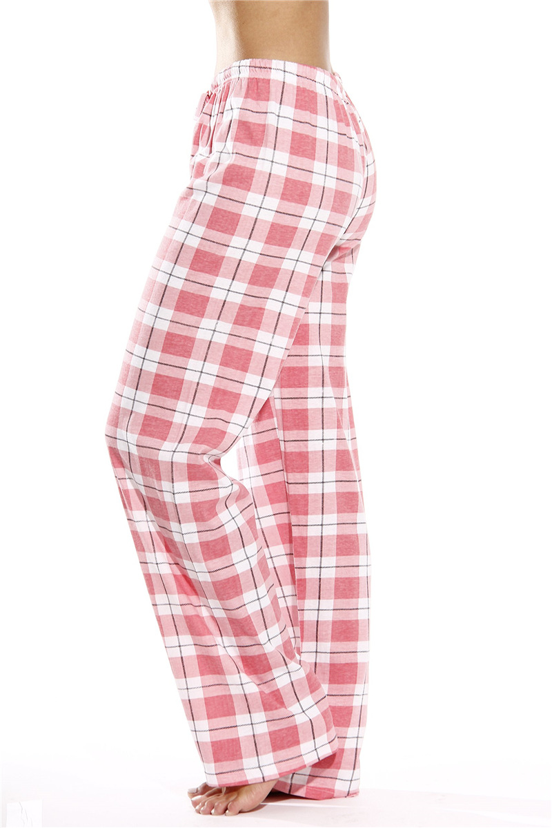 245g Weight Full Length Pants Length Spandex, Polyester Fabric Type Mid Waist Waist Line Casual Pants, Straight Pants Pants Type Stretchy Elasticity Holiday, Daily Occasion Loose Fit Type Plaid Pattern Summer, Spring Season Women's Gender Streetwear Style Women's Holiday Daily Streetwear Plaid Full Length Casual Pants Straight Pants 4