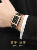 Rectangular dial, electronic quartz men's watch, waterproof ceramics, steel belt, 2020