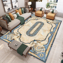 欧式地毯客厅茶几地毯加厚美式沙发奢华卧室房间家用长方形床边毯