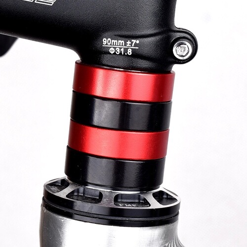 Bicycle gasket, mountain bike headset gasket, road bike 28.6 front fork gasket, aluminum alloy headstock adjustment