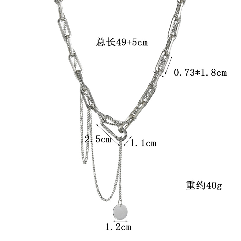 Collier De Diamants Multi-couches Hip-hop display picture 1