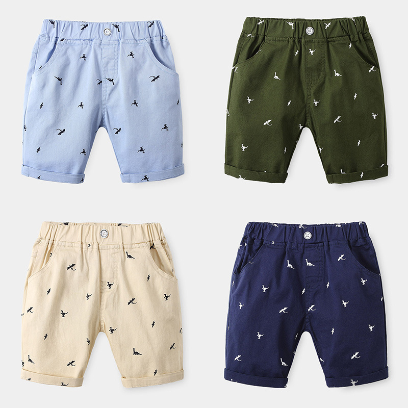 summer children's cartoon comfortable trousers for boys