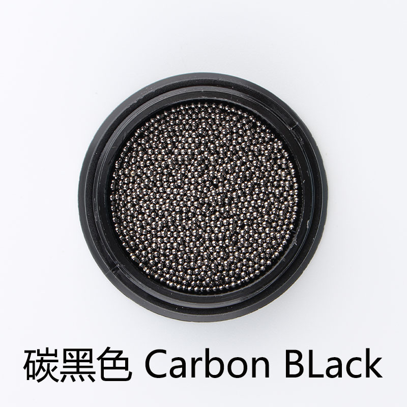 Transfronterizo especial manicura oro y plata pequeñas cuentas de acero uñas japonesas galvanoplastia metal micro cuentas joyas tamaño en caja mezclado cuatro colores