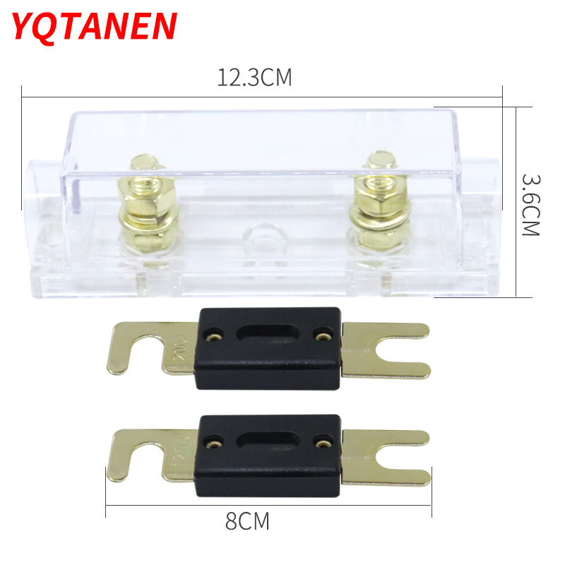 ANL汽车改装保险丝盒/大号叉栓保险丝座/螺栓式汽车保险座|ru