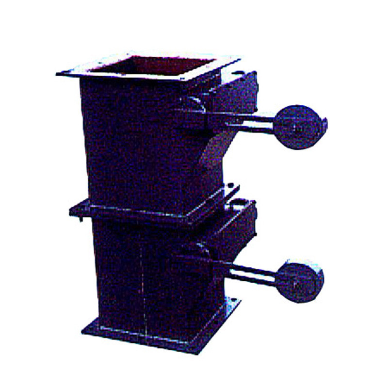 厂商生产 两用式锁风卸料阀粉煤灰方口自动双层重锤翻板卸灰阀