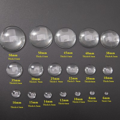 Time gemstone transparent Glass Flat round 6~40mm DIY Accessories Manufactor Direct selling