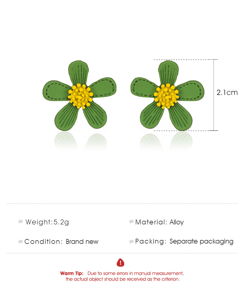 Spring And Summer Hot Earrings Temperament Small Fragrance Flower Earrings Sweet Simple Girl Earrings Wholesale display picture 1