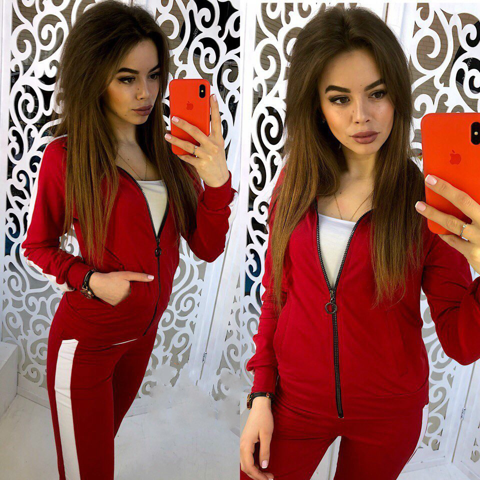 Zipper Long-Sleeved Sports Casual Sweater Suit NSYF2154