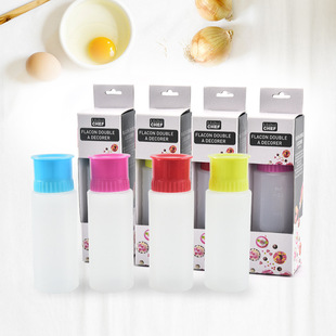 Factory wholesale plastic cake framed vase set salad cream bottle cake DIY baking tool