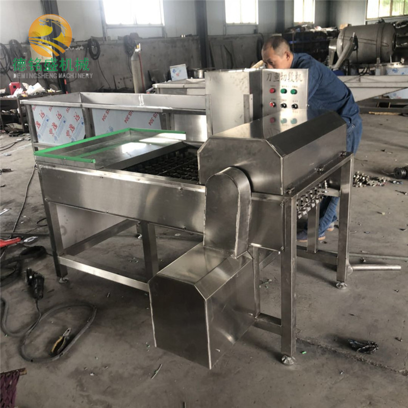 食品级不锈钢带鱼段切割设备批发价格 长度6公分左右 切带鱼块机