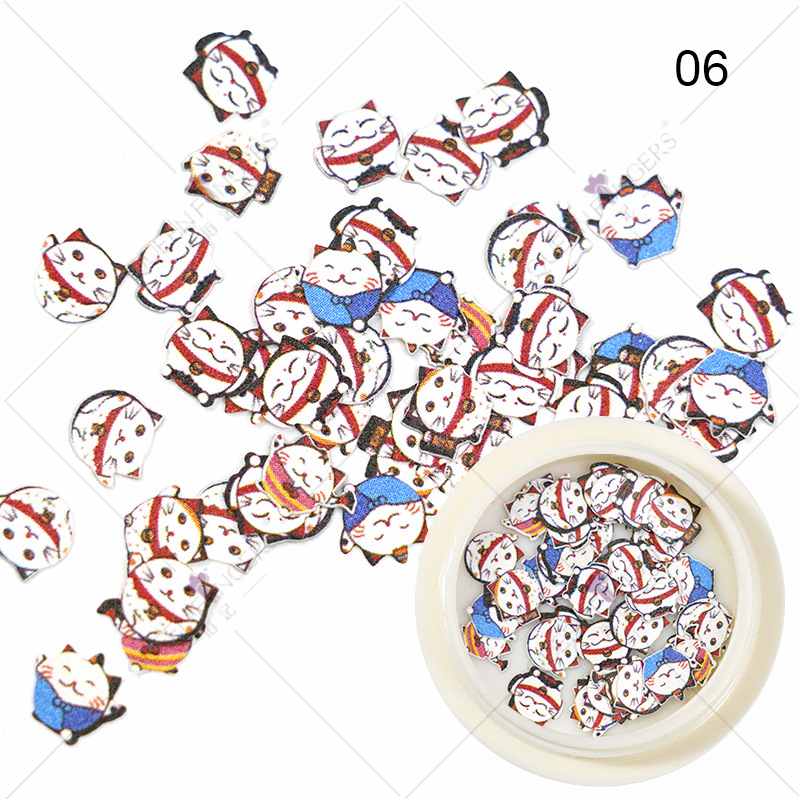 Princesa accesorios de uñas ins estilo color mezclado Año Nuevo Día de San Valentín flor Rosa parche de uñas pieza de pulpa de madera