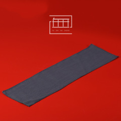 Cotton and linen fabric small tea towel, Kung Fu tea ceremony accessories, long single-layer cleaning recipe, travel tea set packaging, small tea mat