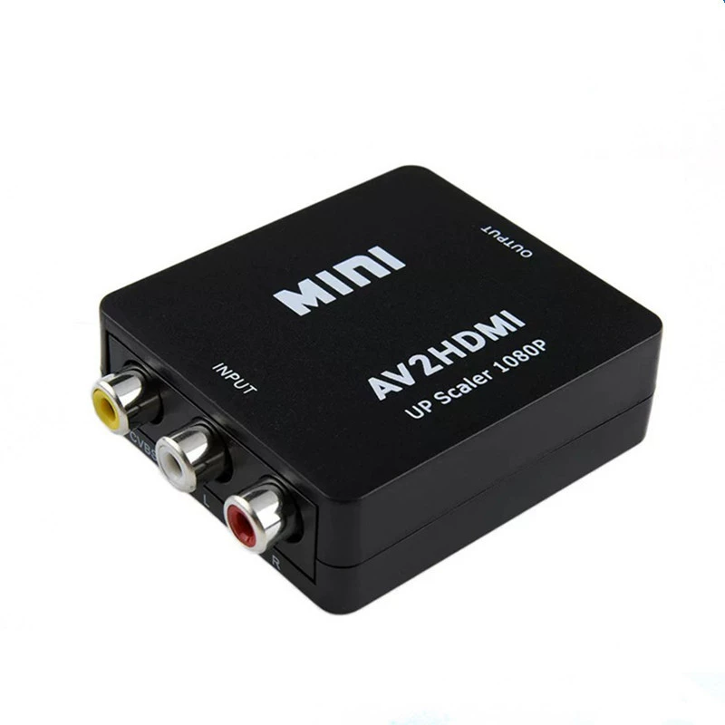 Мини-конвертер AV в HDMI для фабричной мини-платформы, набор конвертеров HDMI высокого разрешения, тюнер/планшет (конвертер AV в HDMI)