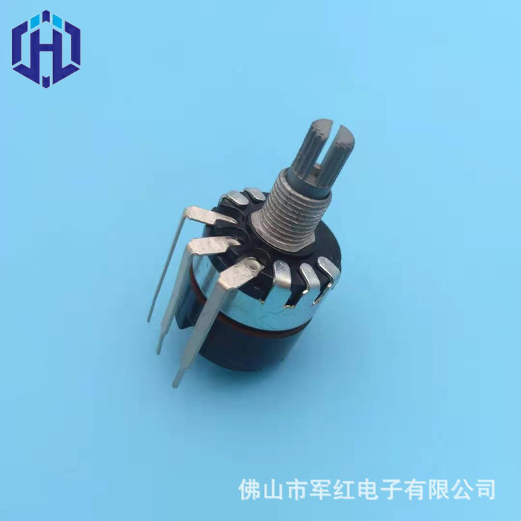 厂家直销137旋转电位器  调光调速调温耐高温金属柄电位器