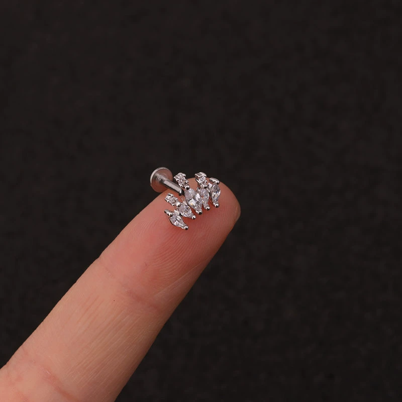 Серьги из нержавеющей стали, пирсинг губ, корейский стиль