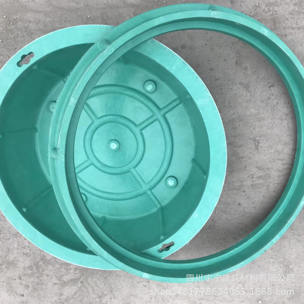 大量供应SMC复合圆形草坪井 绿化带隐形井盖 草盆下沉井批发