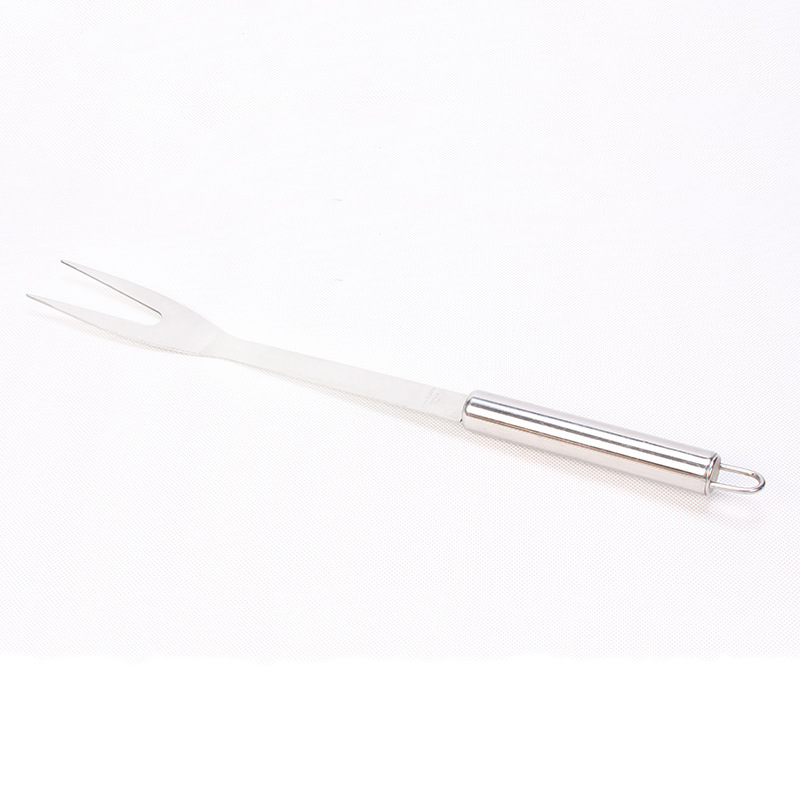 Directo de fábrica de acero inoxidable barbacoa utensilios familia al aire libre barbacoa traje tenedor pala clip combinación herramienta traje