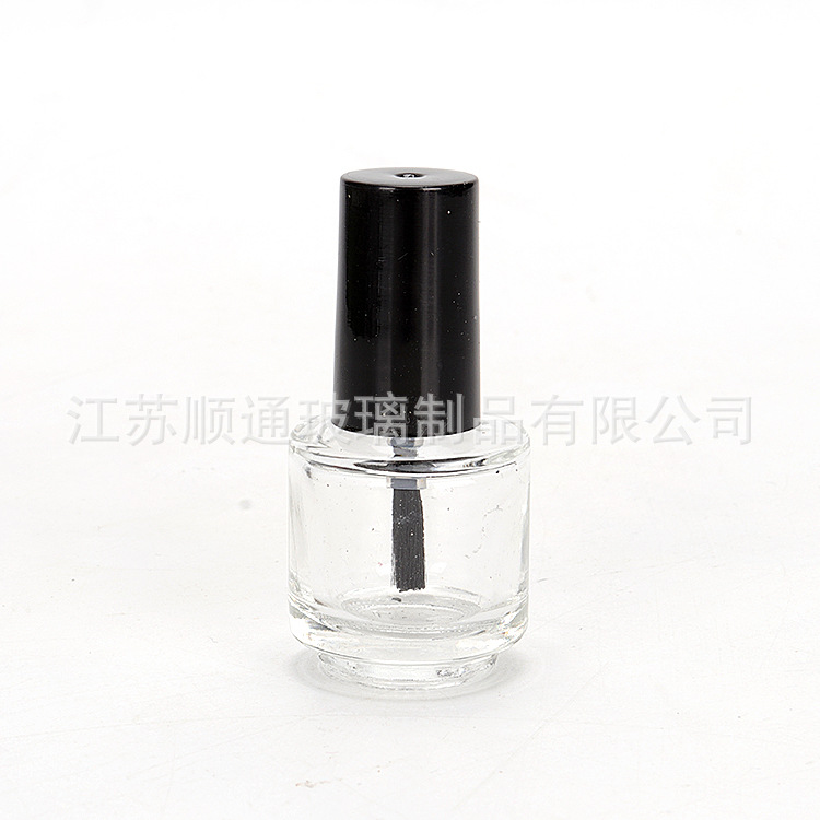 Botellas Vidrio para Esmalte 5–15 ml — Con Brocha (Transparente)