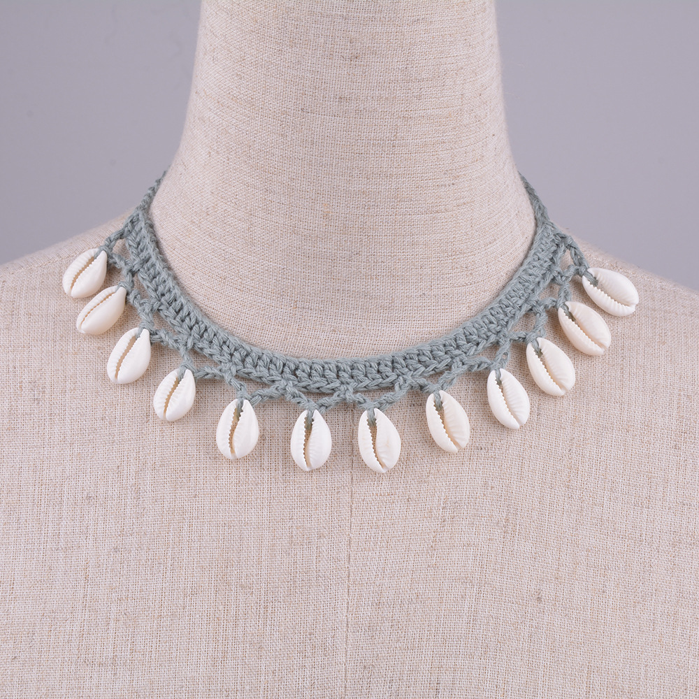 Necklace Classification 1 Piece Ethnic Style Shell Cotton Shell Patchwork Women's Necklace