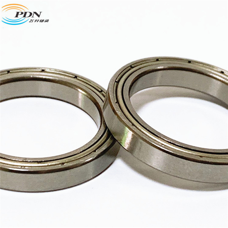 PDN直销不锈钢薄壁轴承S6803zz/RS  低噪音防水防锈轴承