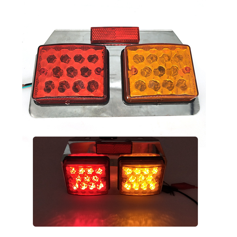 Universal LED luz lateral del camión luz lateral del remolque camión de señal de giro luz trasera del remolque luz lateral del remolque 12-24V