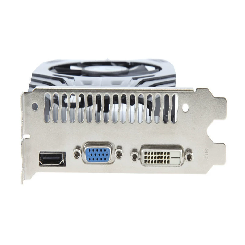 Графическая карта (MAXSUN) GT730, 4 ГБ DDR3, одновентиляторная настольная GPU для легкого игрового процесса