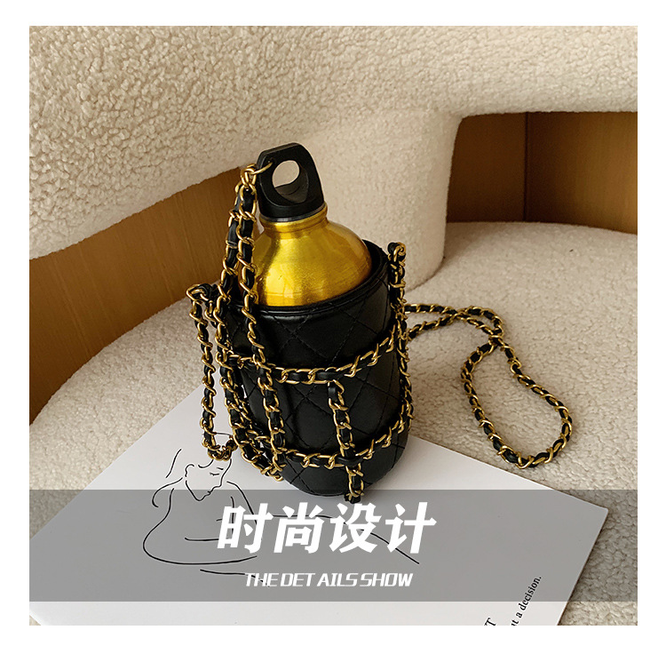 Fashion Simple Chain Bucket Bag display picture 5