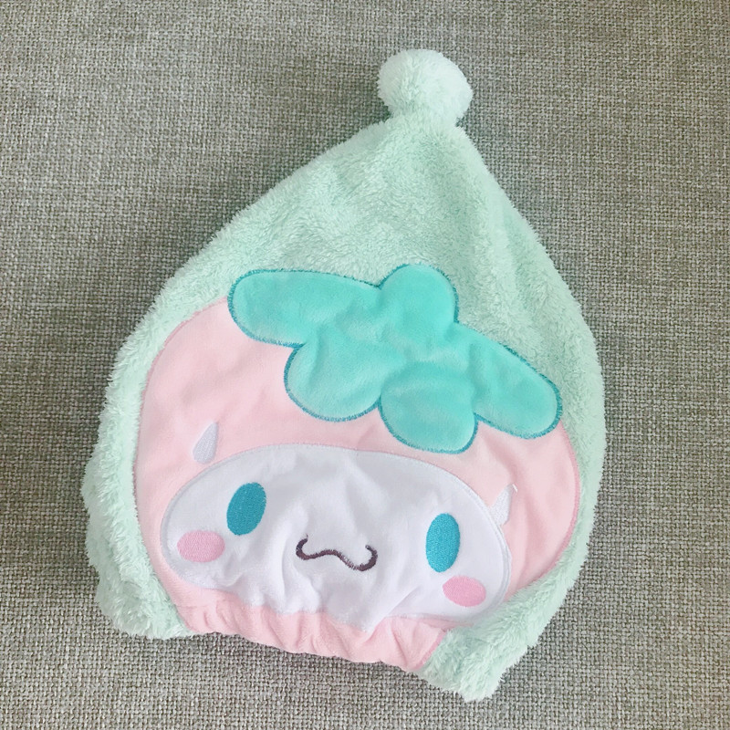 Cartoon hair towel, dry shower cap