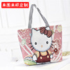 Cartoon shopping bag for leisure, one-shoulder bag