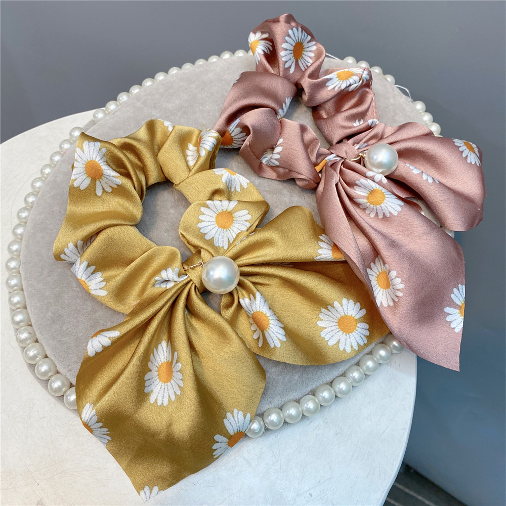 Chiffon Bow Hair Scrunchies display picture 14